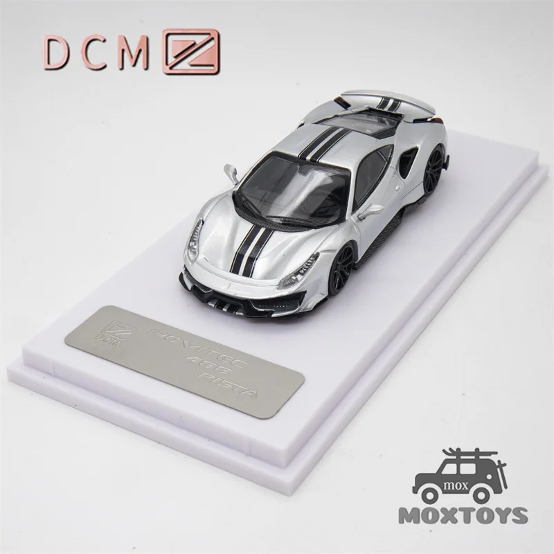 

DCM 1:64 Novitec 488 GT Silver Diecast Model Car