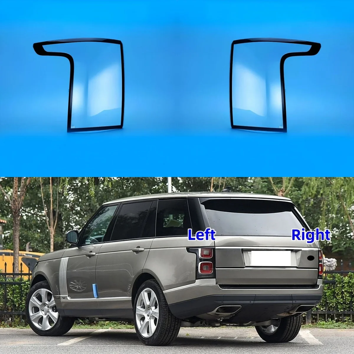 

For Land Rover Range Rover Executive 2018 2019 2020 2021 2022 Car Rear Tail Lamp Cover Brake Light Mask Shell