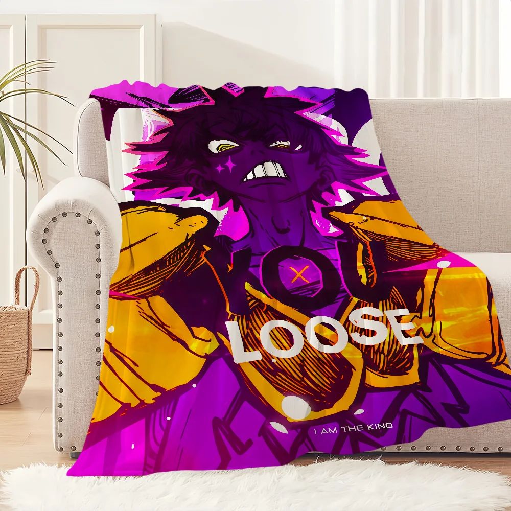 Manga Hot Cool Anime G-Gachiakuta Home Flannel Warm Comfort Soft Plush Blanket For Sofa Living Room Office Bedroom Travel Gift