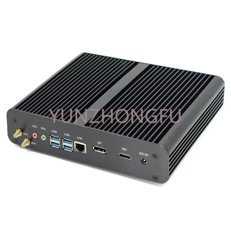 

10th Gen New Fanless Mini PC Core i7 10710U i7 10510U Desktop PC Win10 2*DDR4 M.2 NVMe+Msata+2.5''SATA 4K HTPC Nettop HD DP