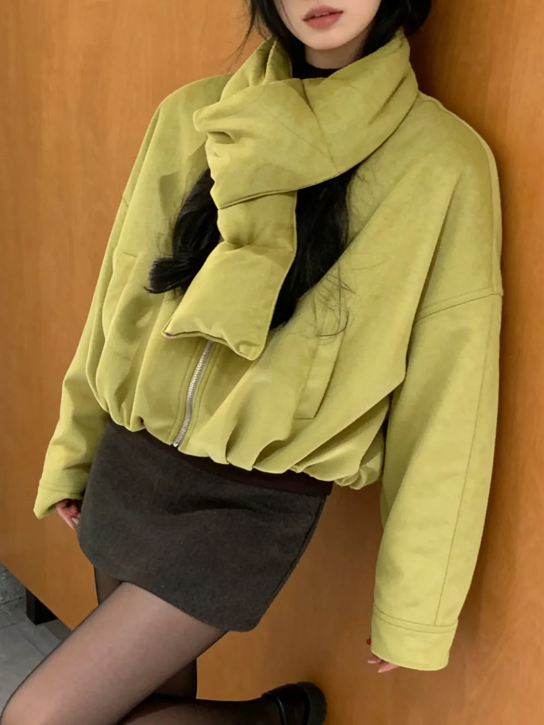 

High Quality Fashionable Thickened Cotton Jacket Women's Winter New Style Warm Pure Color Versatile Outerwear Trendy