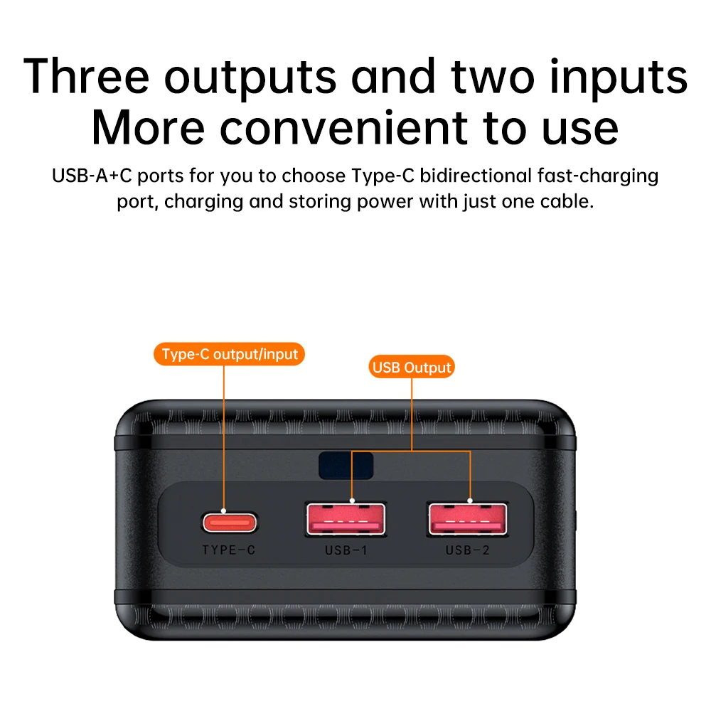 16*18650 Powerbank-Gehäuse Mobile Powerbank-Zellenbatterie-Halterbox 22,5W+15W Batterie-Schnellladegerät Typ-C und USB – Detail 10