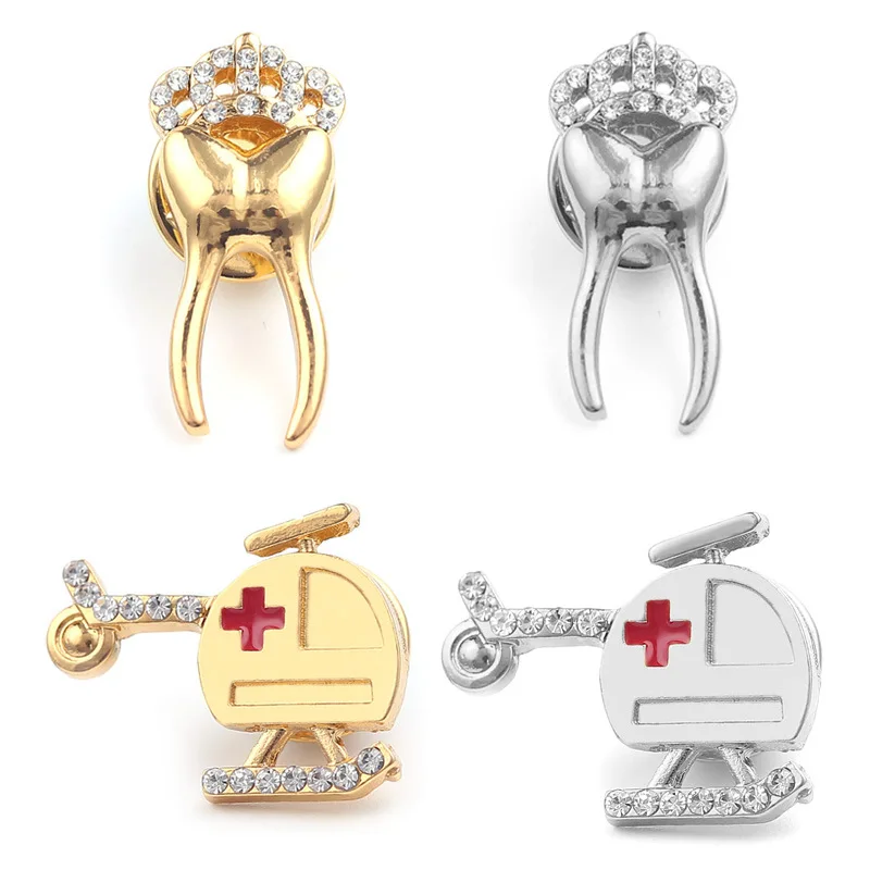 

New Jewelry Medical Teeth Series Brooch Helicopter Badge Personalized Gifts Y2k Fashion Toys Bag Accessories Anime Cartoon Frind