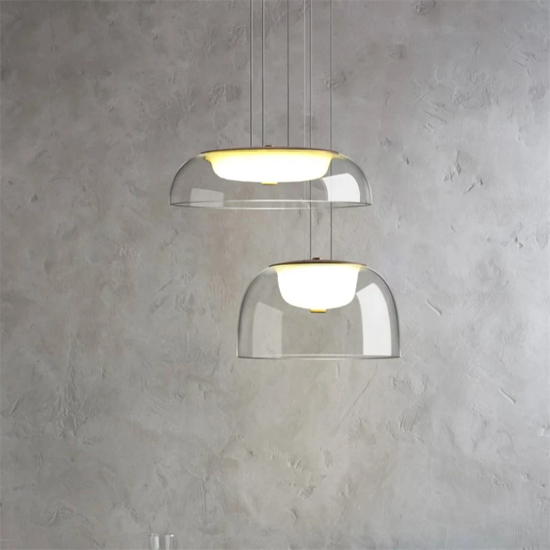 Post-modern Designer Glass Pendant Lights Dining Room Restaurant Kitchen Hanging Lamp Simple Hanglamp Home Decor Light Fixtures