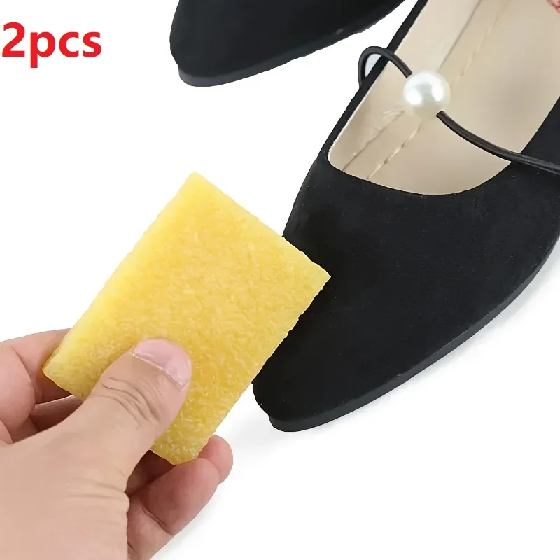 2pc Shoes Cleaning Wipes Suede Sheepskin Matte Leather Cleaning Rubber Eraser Home Leather Clothing Professional Decontamination