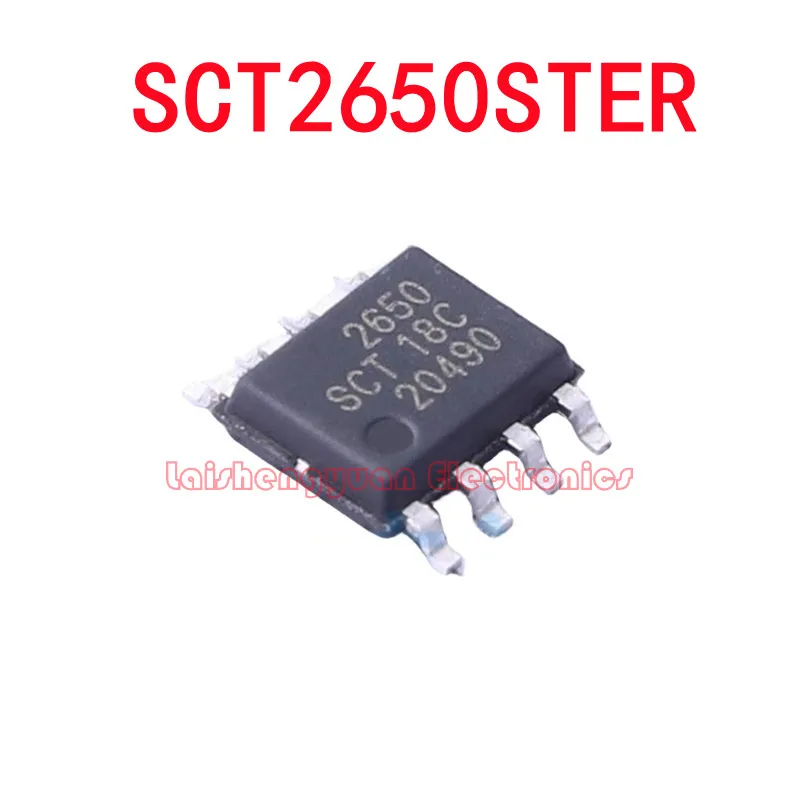 Original genuine SCT2650 STER SCT2650 silk screen 2650 package SOP-8 DC-DC power management IC chip, brand new chip