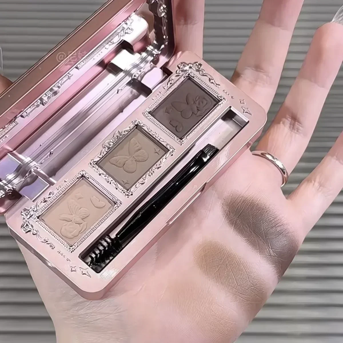 フラワーノーズミッドサマーフェアリーテイルズアイブロウパウダー3色アイブロウパレットビューティーコンター眉ペンシルプロフェッショナルアイメイク