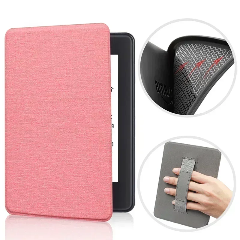 Funda con mango magnético suave para Amazon All-New Kindle de 6 pulgadas (versión 2022) Funda con luz integrada de 11. a generación de 6 pulgadas