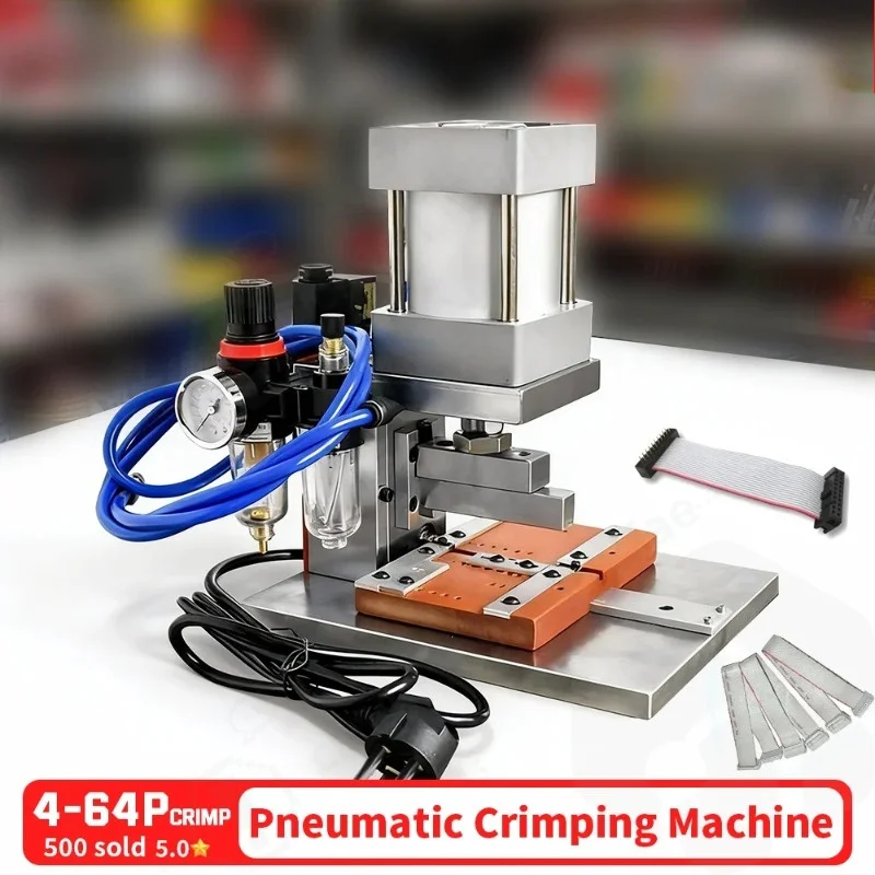 Hot sale Automatic 8P-64P IDC Pneumatic Press Crimping Machine Computer Wire Press Machine Multi-P Wire Harness