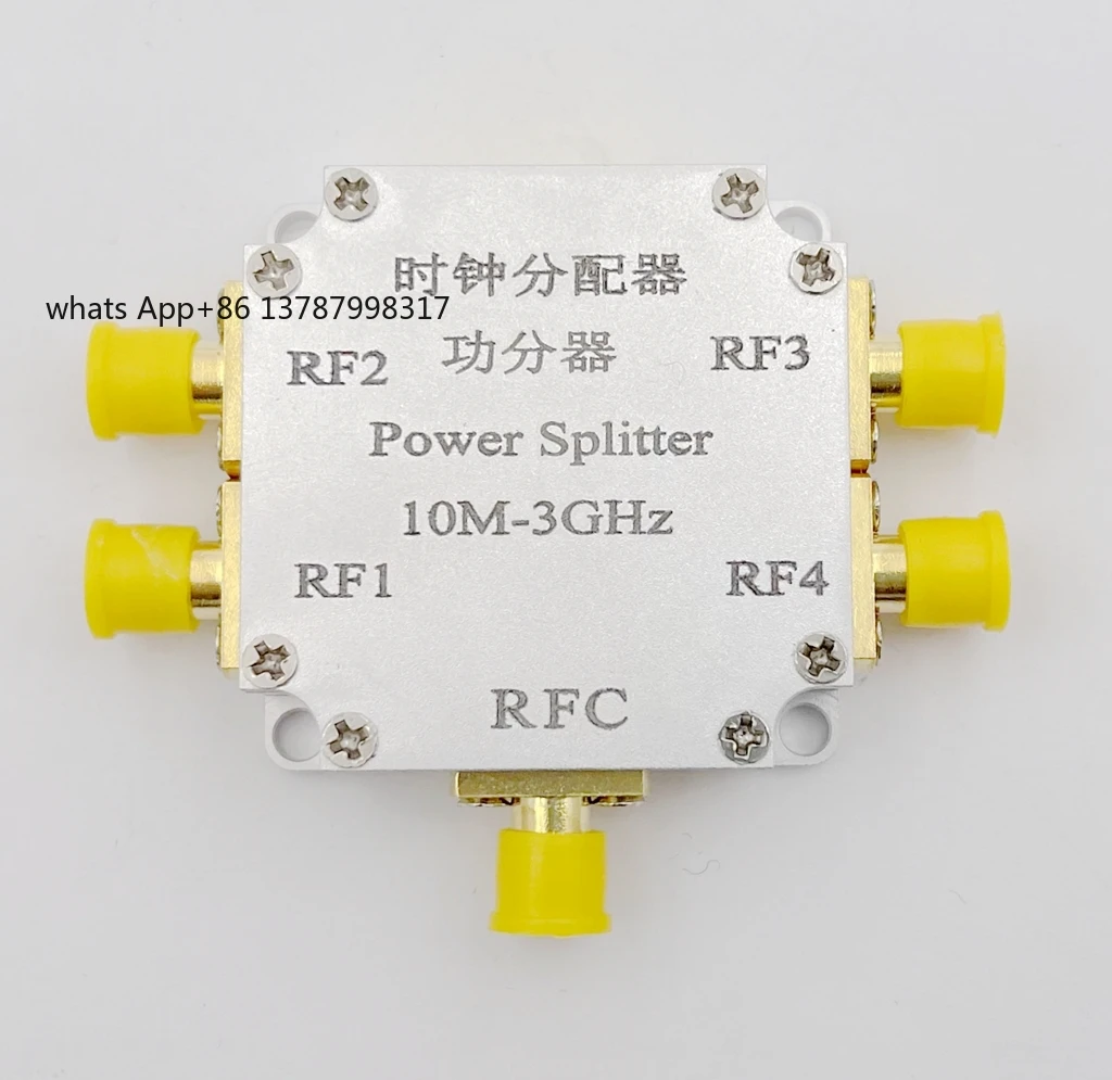 RF Power Splitter One-point Four 10M-3G Clock Splitter 2.4G WIFI Power Splitter