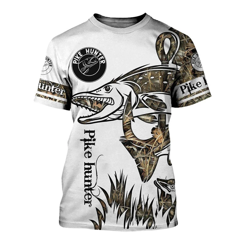 New Summer Fishing Graphics 3d Printed Men\'S Shirt Short Sleeve Sailor Casual Outdoor Quick Drying O Neck Loose T-Shirt Top 6xl