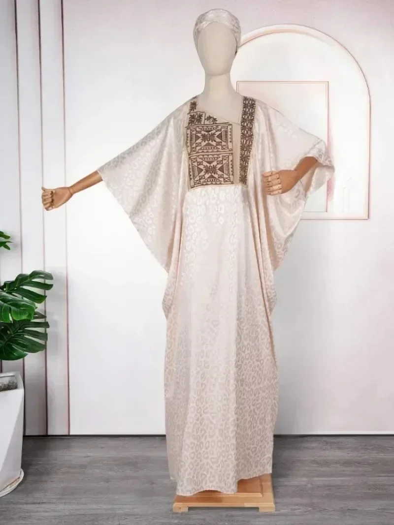 Abayas-vestido musulmán africano de lujo para mujer, caftán largo, vestidos de fiesta de noche, bata Boubou, Abaya, 2025