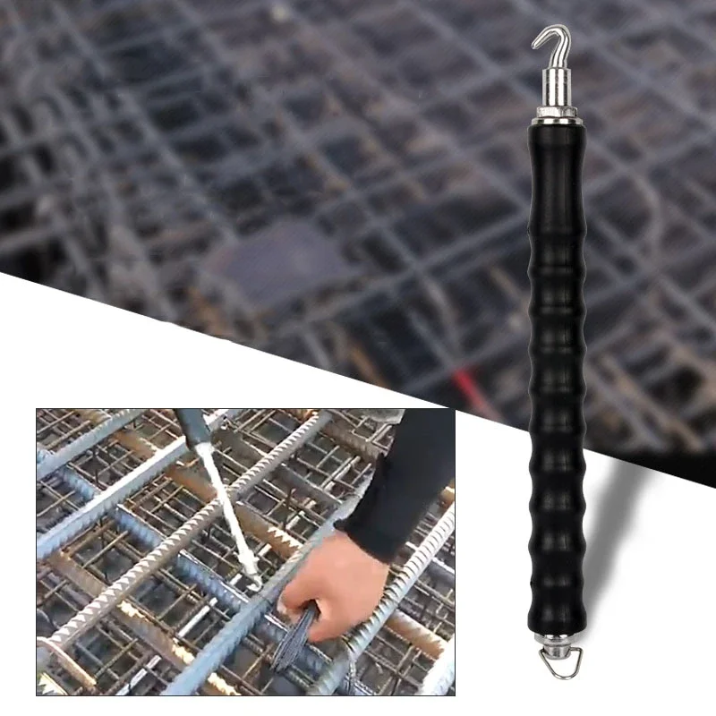 Semi-automatic Straight Pull Steel Hook Stainless Steel Manual Wire Tie Wire Hook Rebar Tie Wire Twister Winding Tool