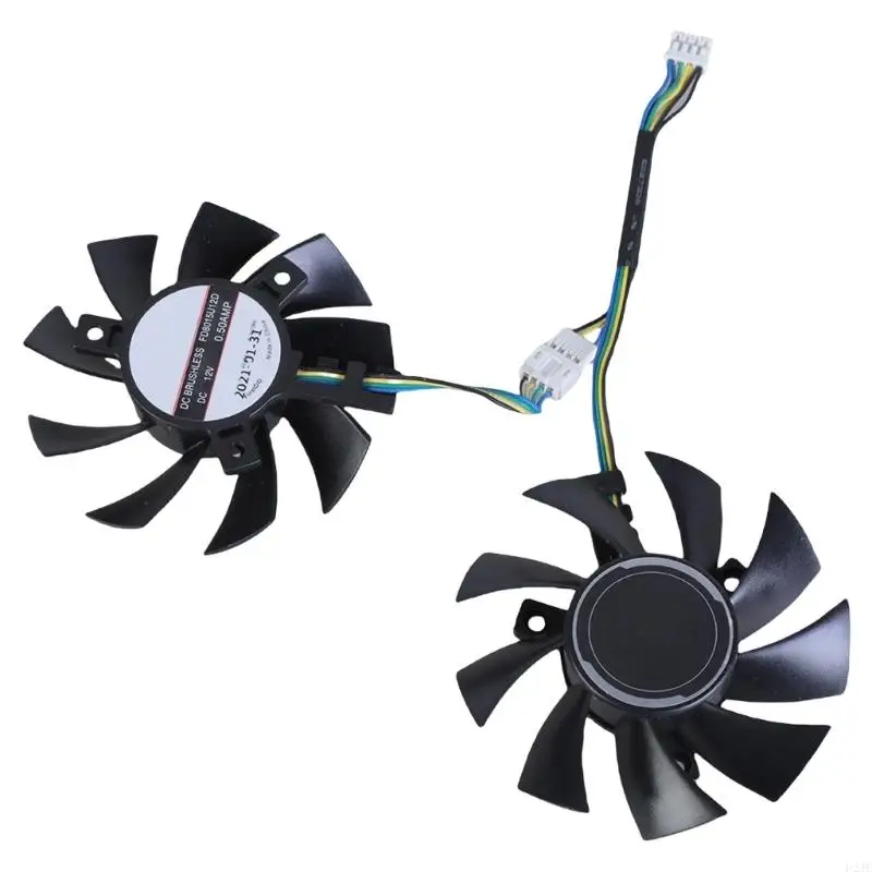 

U2JE Coolers Fan для GTX1660TI RTX2060 Gaming OC VGA FAN -графическая карта Охлаждение вентилятор 12 В 4PIN