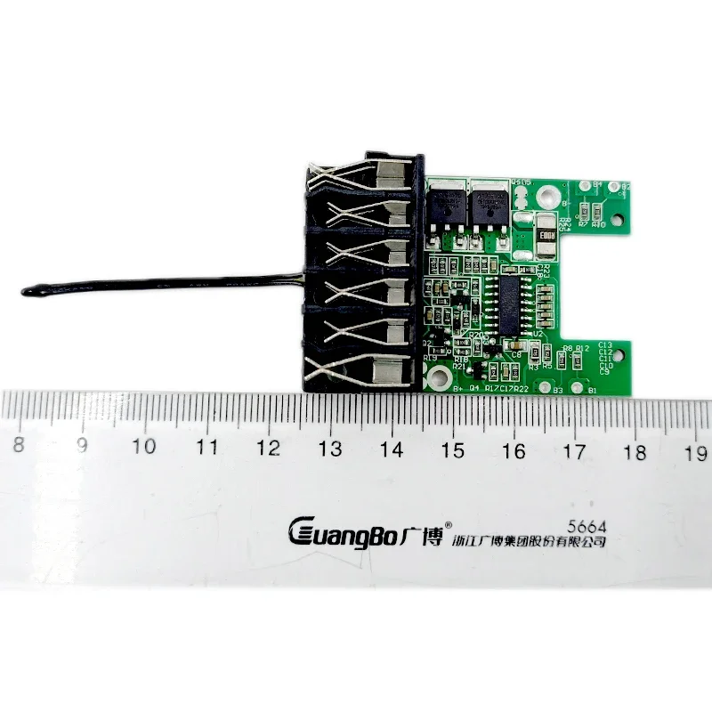Imagem -04 - Lithium Battery Plastic Case Charging Protection Circuit Board Pcb para Worx Ferramenta Elétrica Wa3557 Wa3557 Wa358 Wa3525 Wa3512