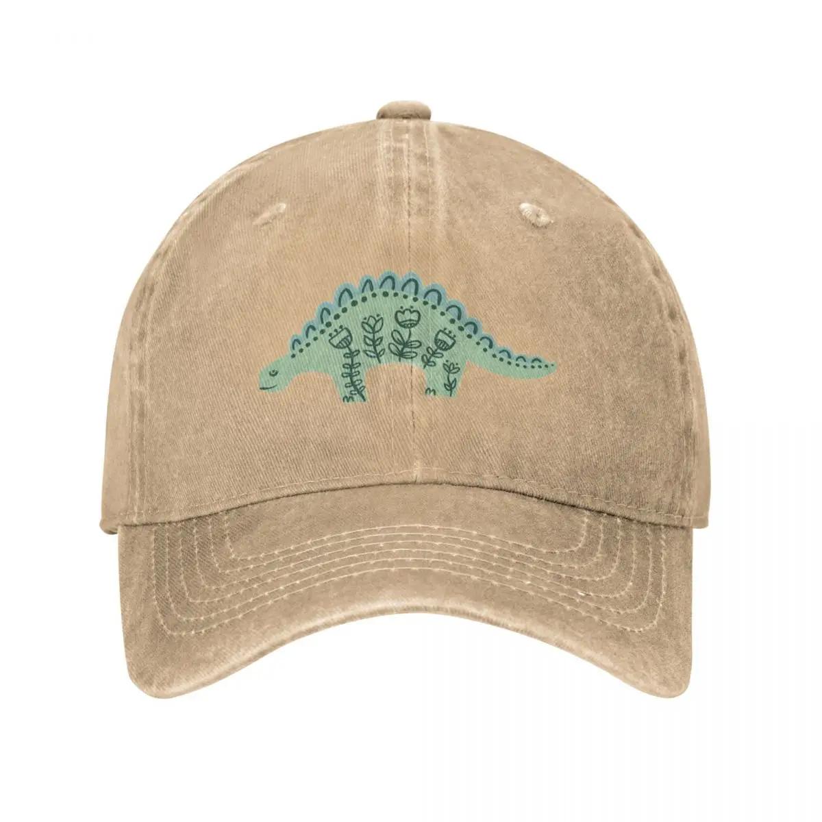 Folk Floral Dinosaur Baseball Cap New Hat New In Hat Anime Hat Dropshipping Men Caps Women's