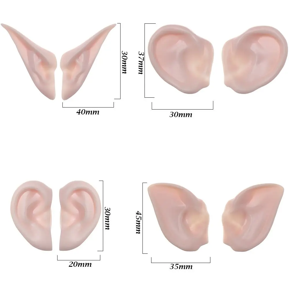 Oreilles artificielles Blyth beurre sans beurre blanc glacé, jouet naturel uniquement brun foncé, peau super noire, accessoire de poupée