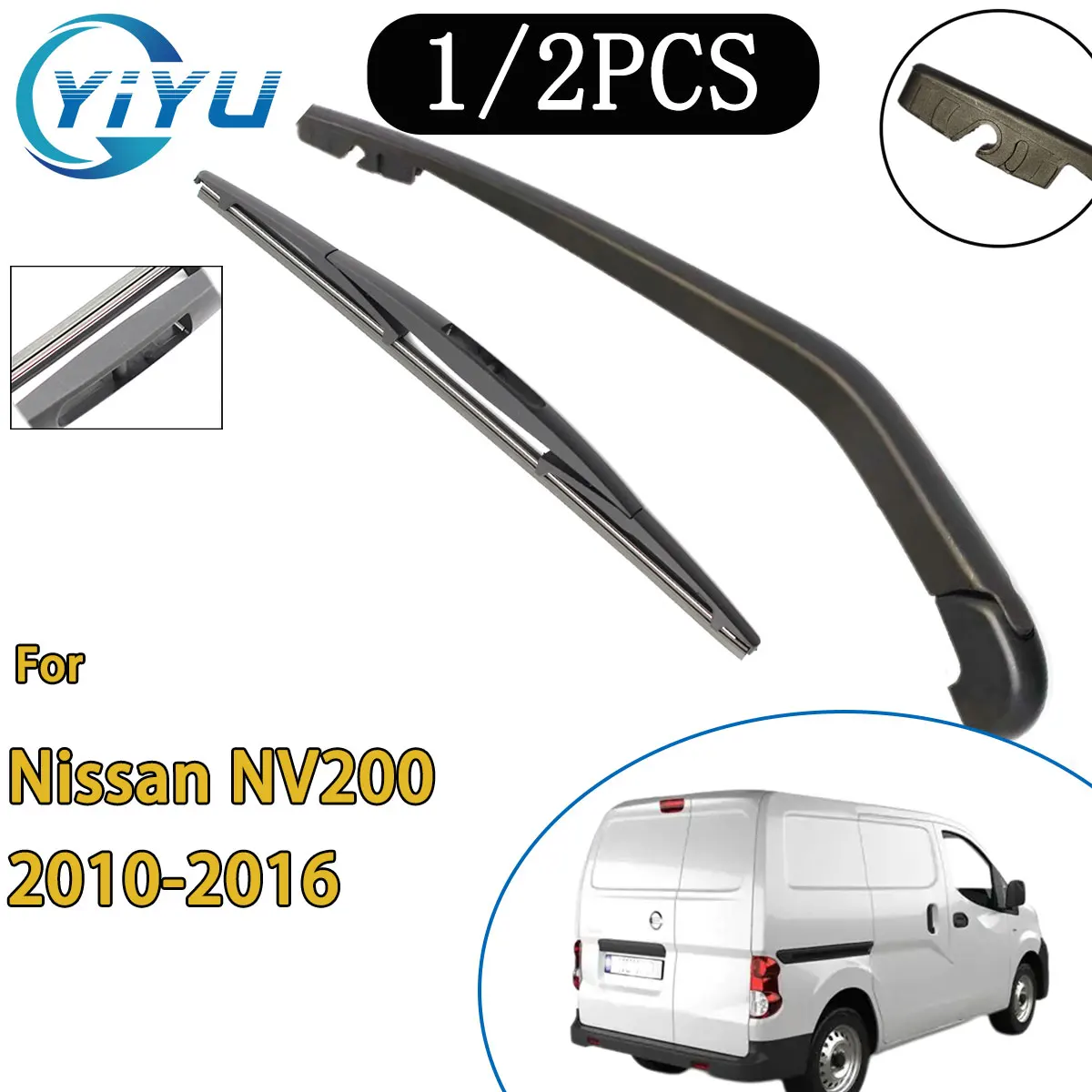 

1/2PCS Car Rear Windscreen Wiper Arm Wiper Blade for Nissan NV200 2010-2016 Car Accessories Accsesories