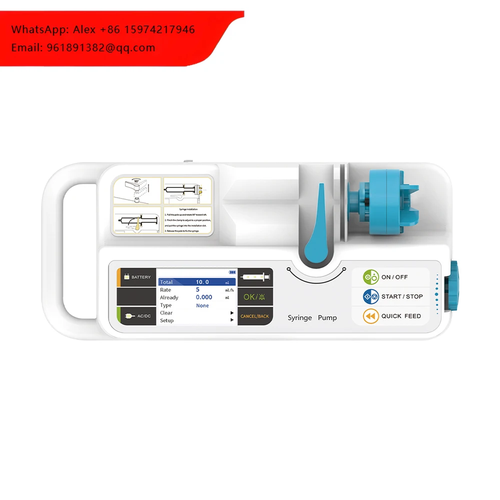 

Antonmed SP950VET Syringe Pump For Veterinary Use Animal Hospitals Ensuring Pet Safety Reducing Care Costs Diagnosis Injection