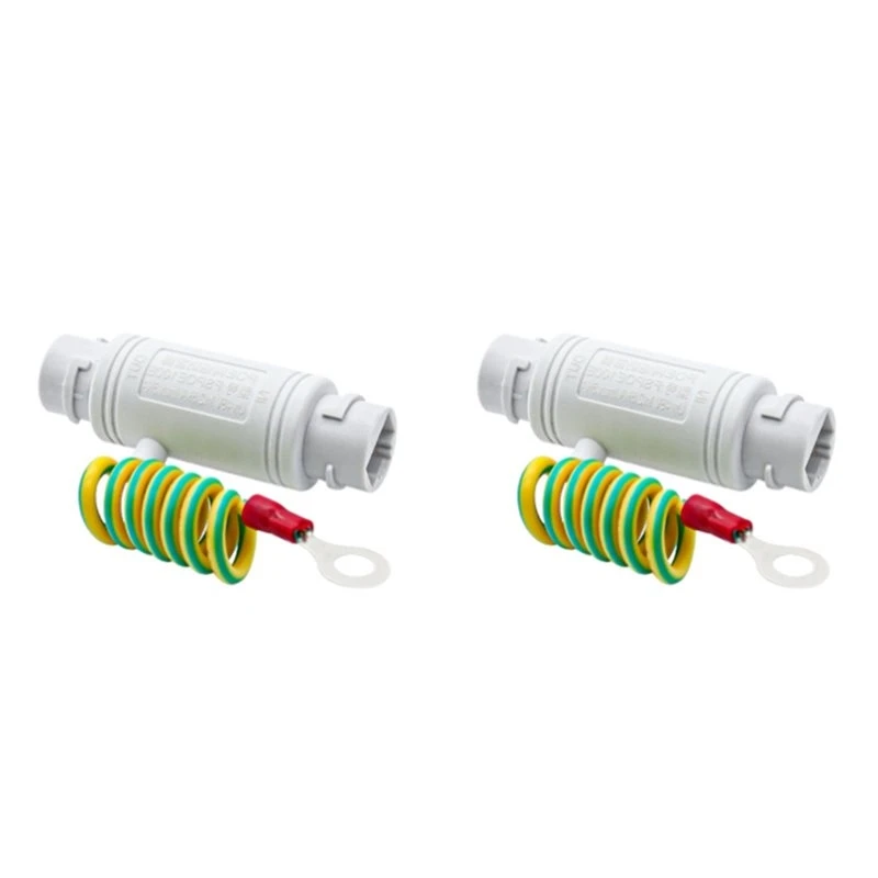 2x-ギガビットpoeネットワーク避雷器-12v〜57v-cctvセキュリティap信号-rj45-屋外防水サージプロテクター-elec
