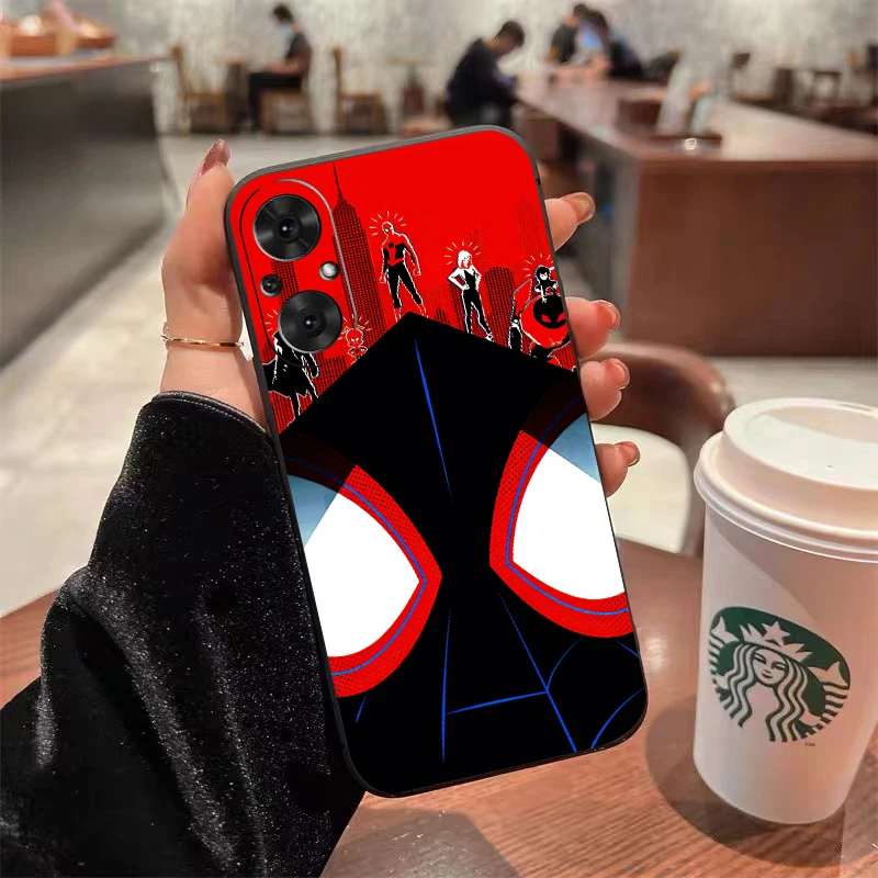 جراب هاتف سبايدر مان من مارفل آرسز لهواتف أوبو ، A97 ، A94 ، A93 ، A92 ، A91 ، A74 ، A55 ، A54 ، 5G ، A16 ، A16S