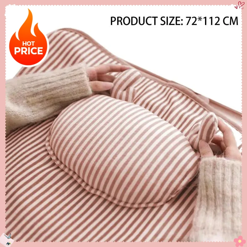 

USB Heated Shawl Blanket Wearable Heated Throw Blanket With Pillow Winter Warmth Pad For Car Couch Bed Chair And Sofa