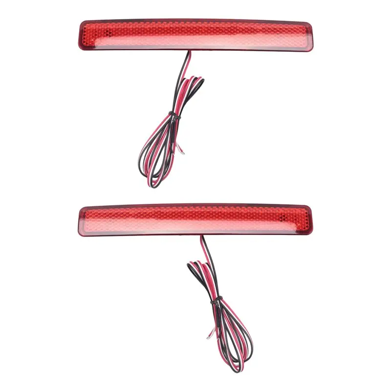 Hot-2Pcs Car Rear Bumper Reflector Brake Light Led Taillight For T5 Transporter/ Caravelle / Multivan 2003-2011