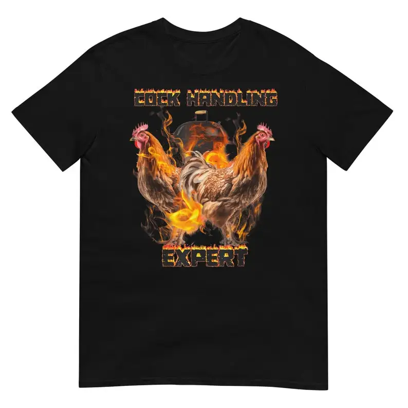 Cock Handling Expert T-Shirt Cotton Tees Short Sleeve T Shirt O-Neck Clothing Summer