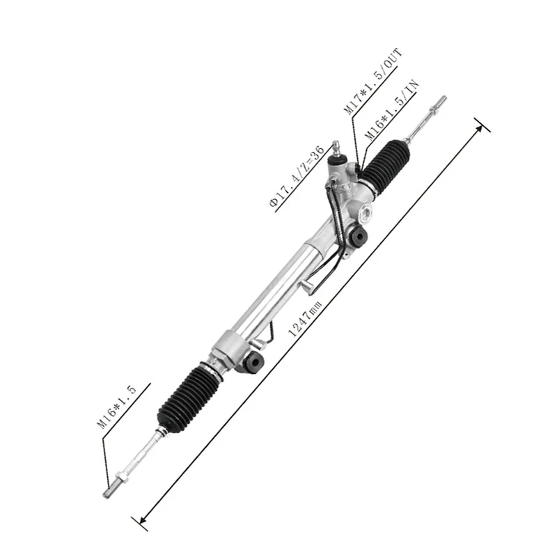 Power Steering Rack & Pinion Assembly 44200-60230 Fit for Toyota Tacoma 2005-08 44200602214420060220 4420060222 4420060223