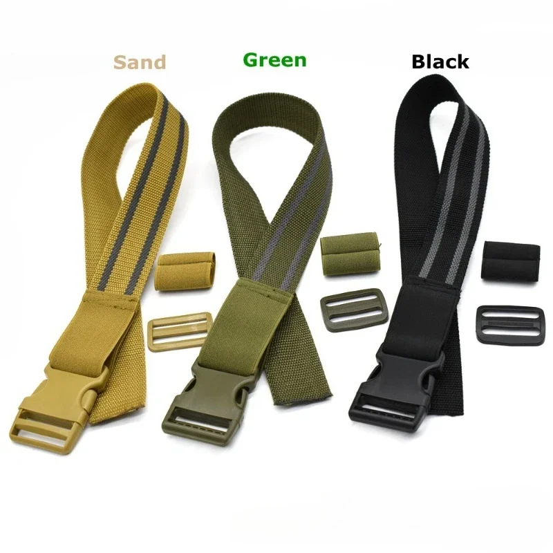 Easy Install Leg Sleeve Fixing Webbing Strap Anti Slip Adjustable Leg Holding Band Separate Matching Buckle Daily Accessory