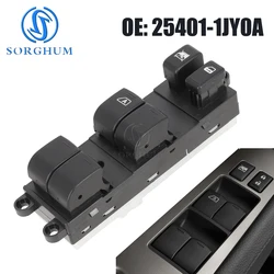 SORGHUM 25401-1JY0A 2007-2011 For Nissan Versa Tiida Rogue Pathfinder Teana Auto Car Power Window Switch 16+3 Pins 254011JY0A