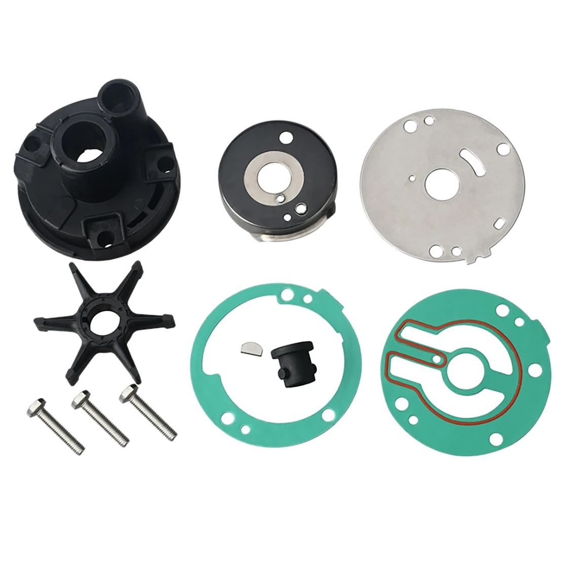 

689-W0078 Water Pump Impeller Repair Kit Fit for Yamaha Impeller Outboards 2 Stroke