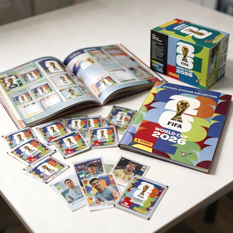 Panini 2026 FIFA World Cup Official Sticker Box Bundle | Factory Sealed Multi-Pack Football Collectible Stickers