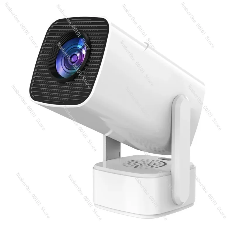 4K HD Smart Projector with Built-in Speaker,Android Wireless Mini Projector for Home Office,Portable WiFi Projector with Screen