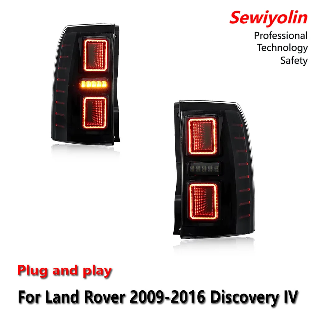 

Светодиодные фары для Land Rover Discovery IV 2009-2016, комплекты автомобильного освещения, дневные ходовые огни, стоп-сигналы, указатели поворота, установка Plug and Play