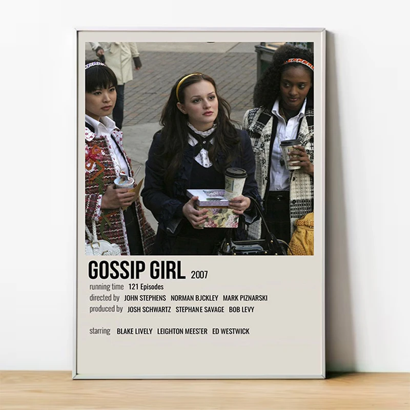 TV Show G-Gossip G-Girl Poster Home Decorations Bedroom Decoration Posters for Wall Art Room Decor Painting on Canvas Print Home