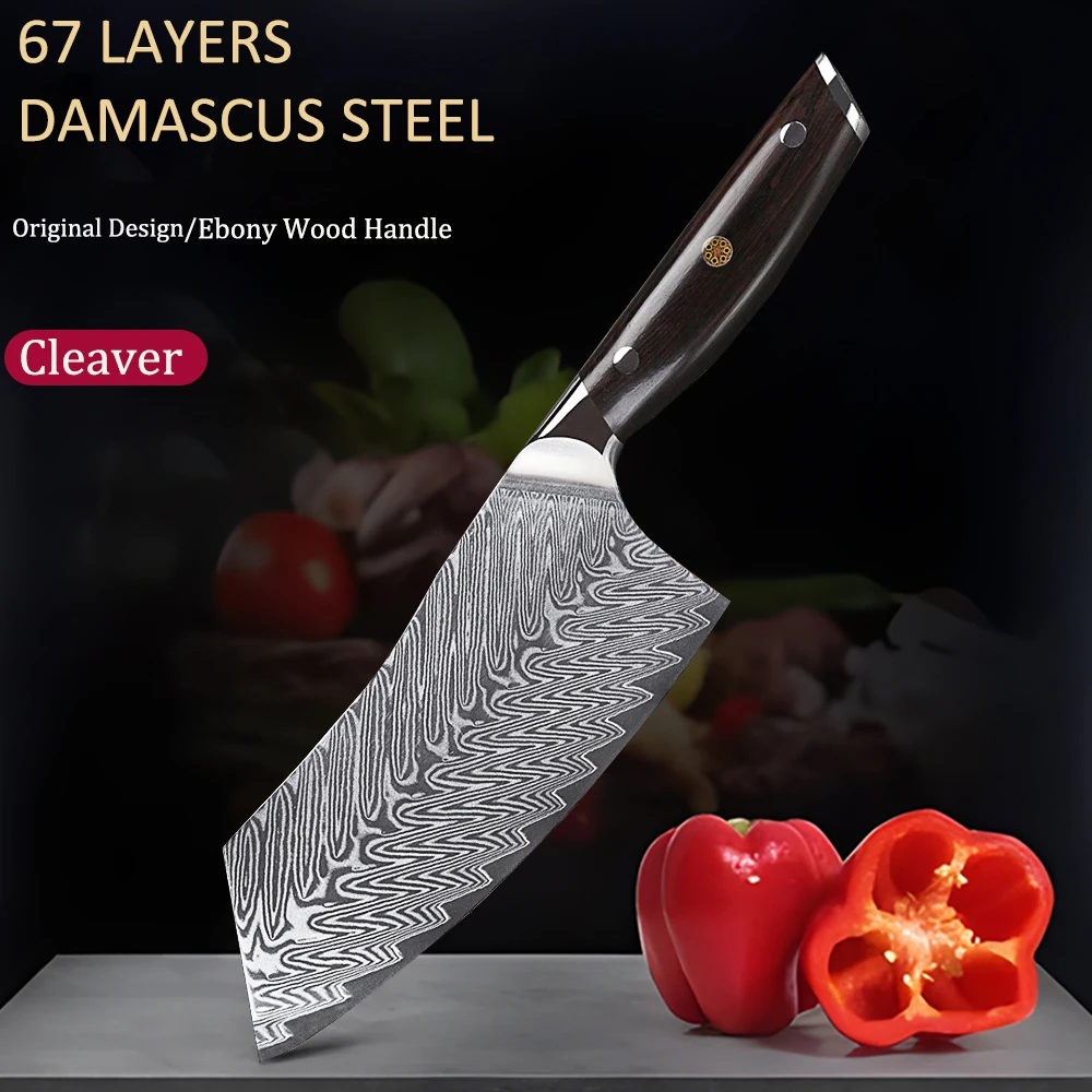 1PC,Forged Stainless Steel Kitchen Cleaver Knife Handmade Meat Vegetable Cutting Butcher Knife Cooking knife Kitchen stuff