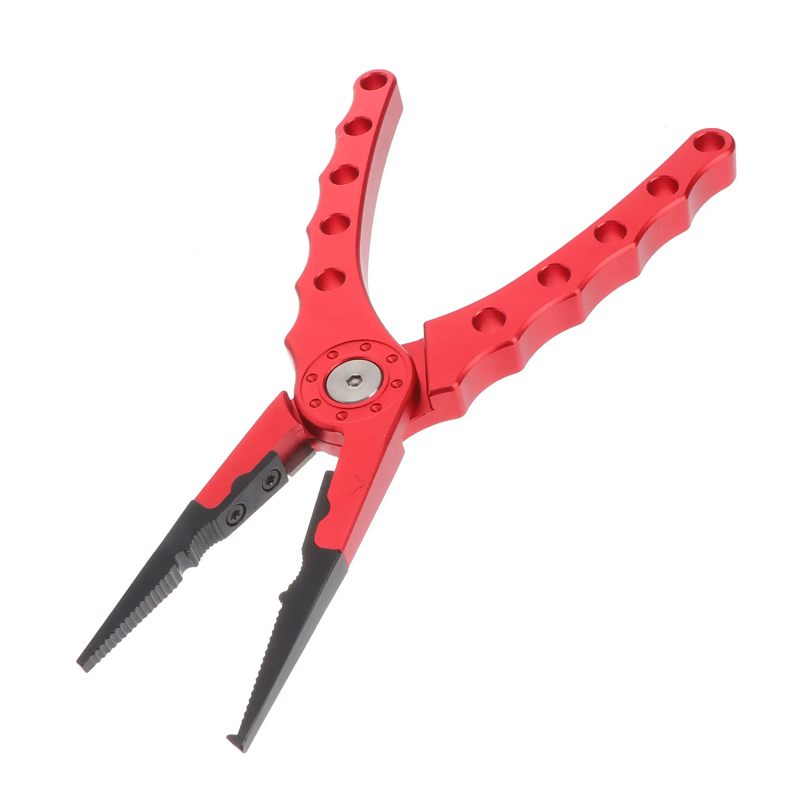 

Multifunction Fishing Pliers Stainless Steel Wire Cutter Corrosion Resistant Saltwater Freshwater Hook Remover Split Ring Nose