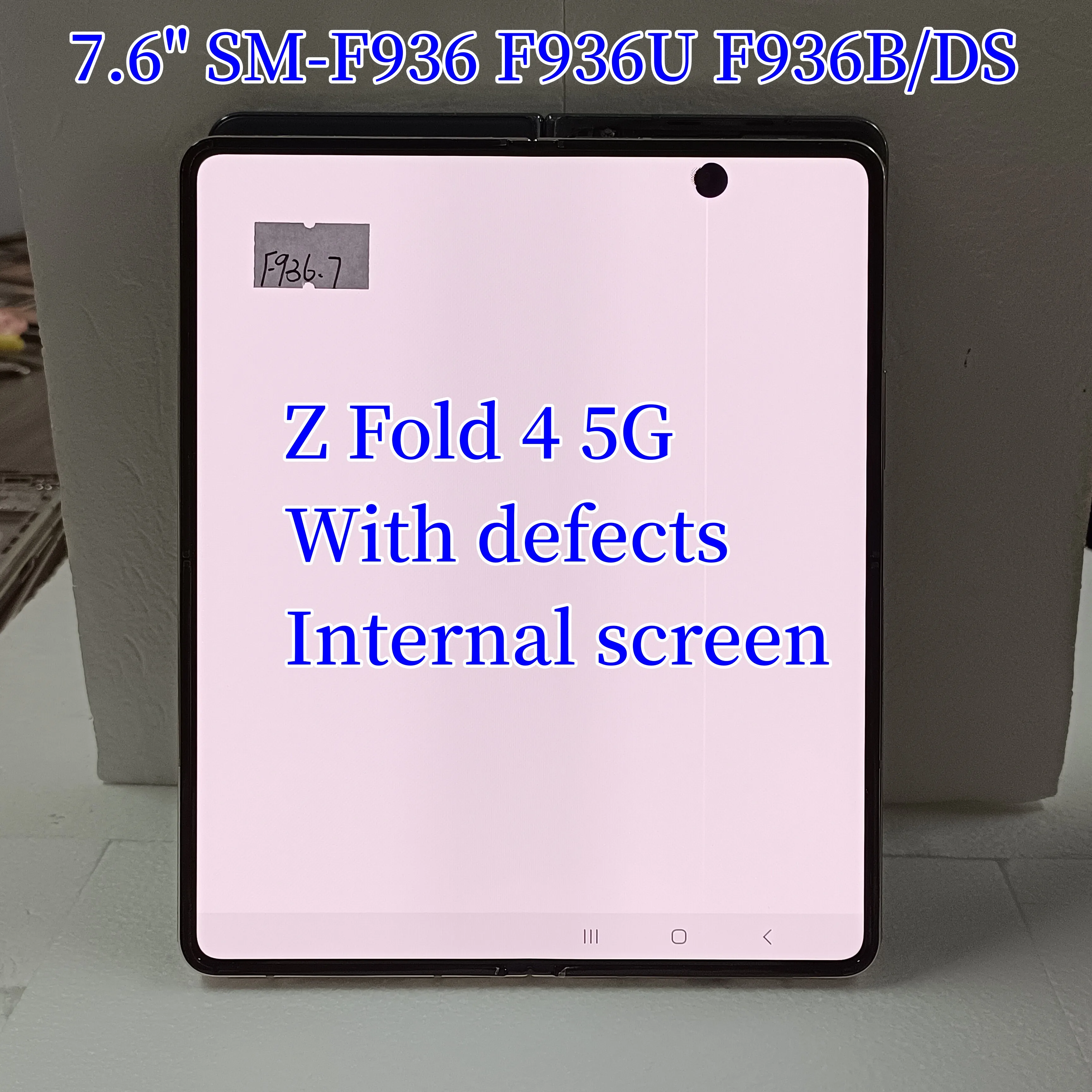 

For Samsung Z Fold 4 5G LCD Display With Frame AMOLED 7.6" SM-F9360 F936U F936B/DS LCD Touch Screen Digitizer Assembly Parts