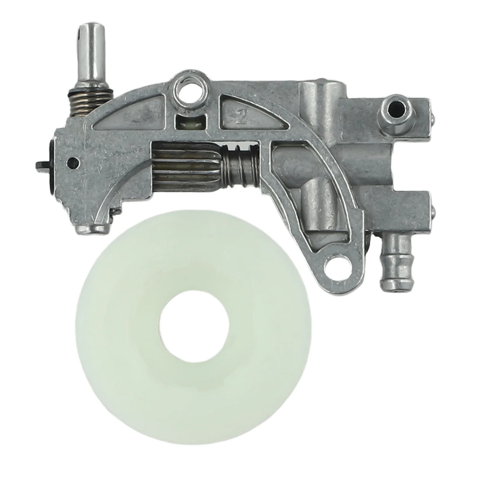 Worm Gear And Oil Pump Assembly For Chinese Chainsaw 5200 4500 5800 Series With 52cc 45cc 58cc Displacement Engines