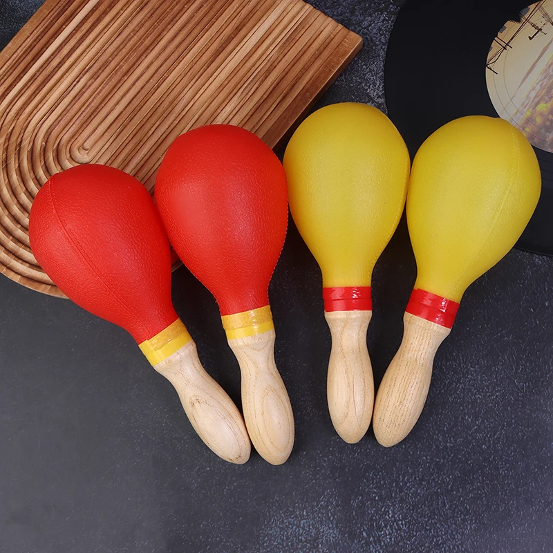 2 قطعة زوج المهنية من الهزازات Maracas خشخيشات الرمال المطرقة قرع آلة لعبة موسيقية لحفلة KTV للأطفال الأطفال #3