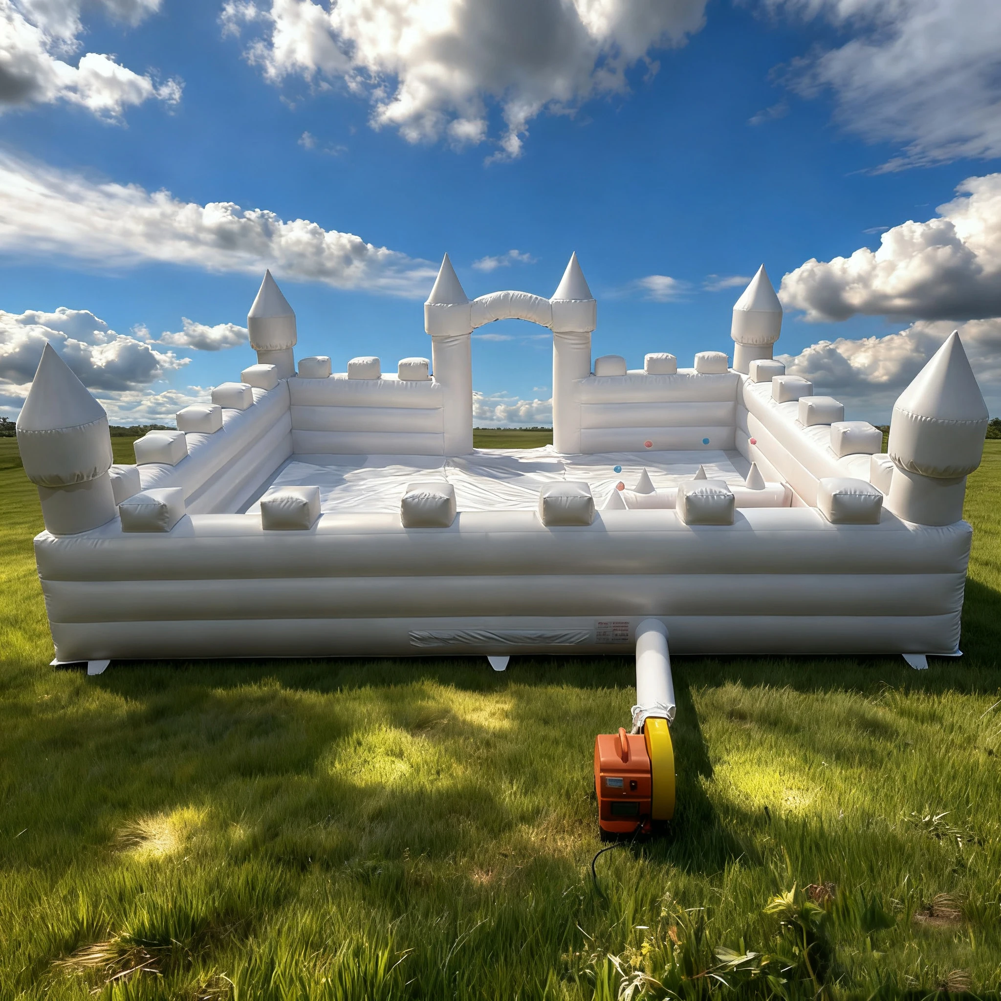 Château gonflable de qualité supérieure avec toboggan et videur sautant, utilisation intérieure et extérieure avec souffleur