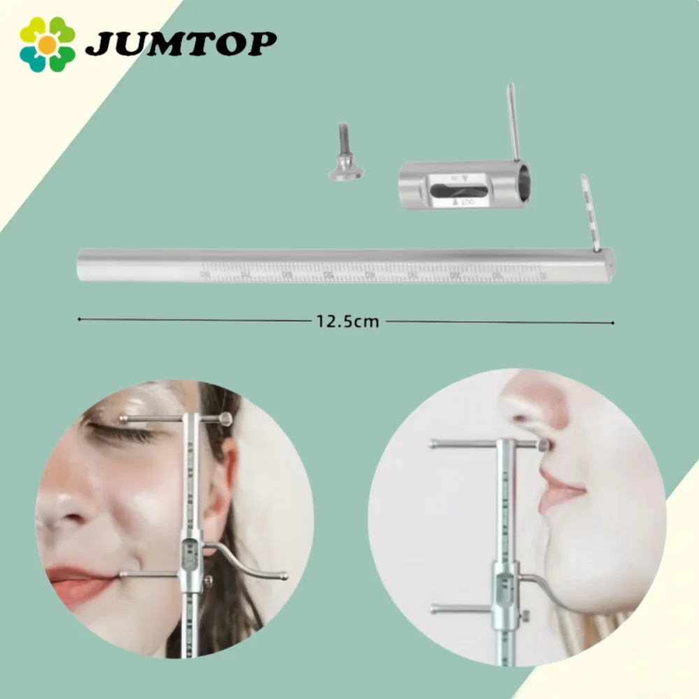 

JUMTOP Dental Implant VDO Ruler Venus Apollo Gauge 20-100mm Measuring Dentures Calipers Prosthetic Dentisty tools