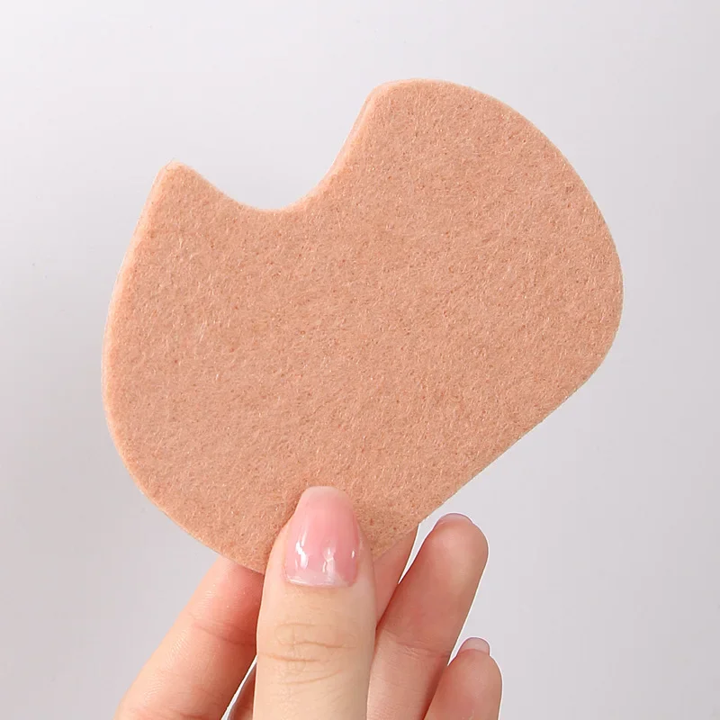 1 Stück Vorfußpolster, multifunktional, verhindert Scheuern, verdicktes Filz-Fußpolster, verhindert Blasen, Scheuern vorne, halbes Fußpolster