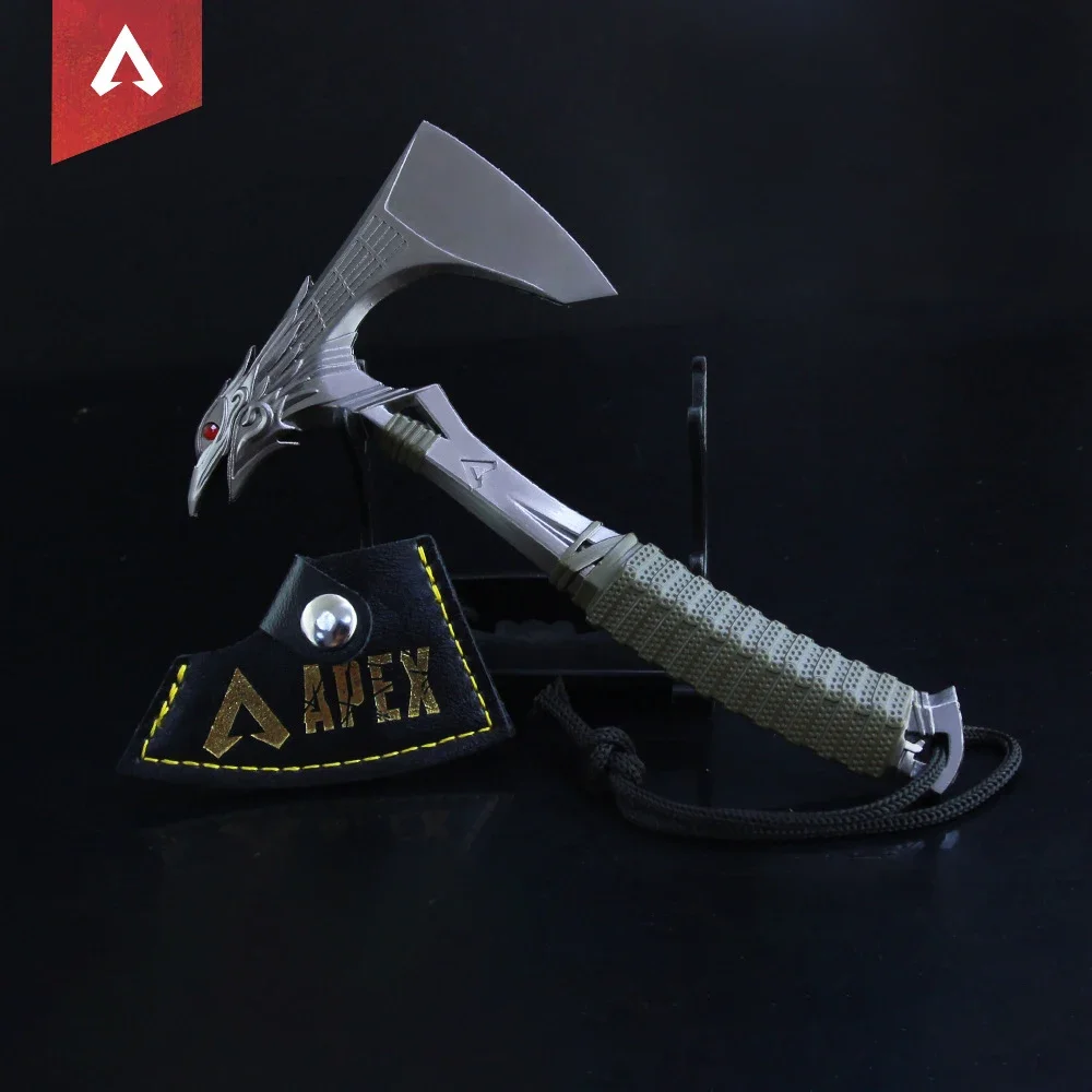 Apex Legends dziedziczne Bloodhound 15cm kruk gryzie metalowy Model broni bezpieczeństwa gra topór tępy obwód Katana kolekcje zabawki prezenty