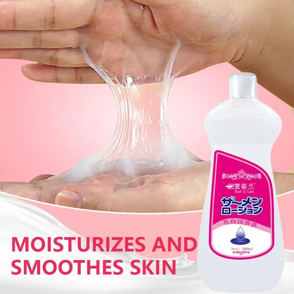 500 مل زيوت التشحيم اللزجة، زيت تشحيم الحليب الأبيض المهبل الشرجي، سلع مواد التشحيم القابلة للذوبان #1