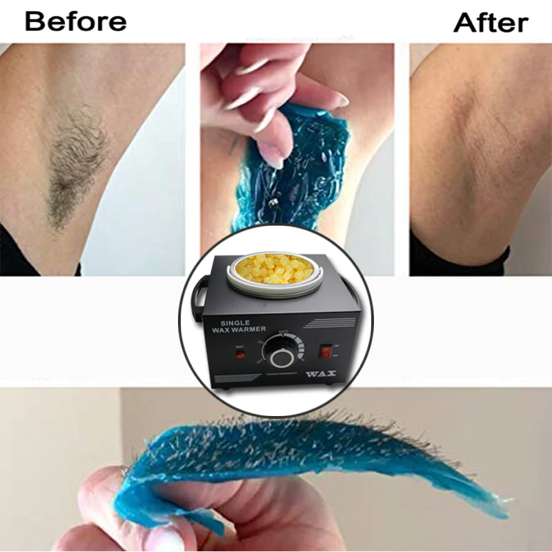 500ML เครื่องอุ่นขี้ผึ้งไฟฟ้าพาราฟินกำจัดขนร้อนผิวหน้าสปาอุปกรณ์ปรับอุณหภูมิ