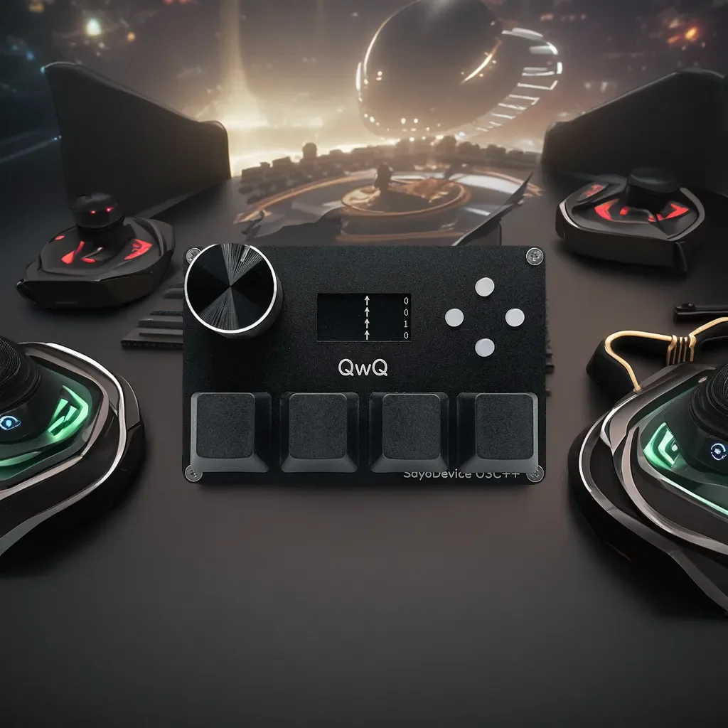 4+4 keys SayoDevice O3C++ OSU Rapid Trigger Magnetic Linear OUTEMU
