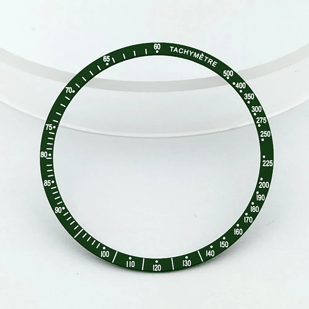 Flache Aluminium-Lünette, Außendurchmesser 34,2 mm, Innendurchmesser 38,5 mm, Uhrenlünette, Ersatzteile für Uhren – Detail 6