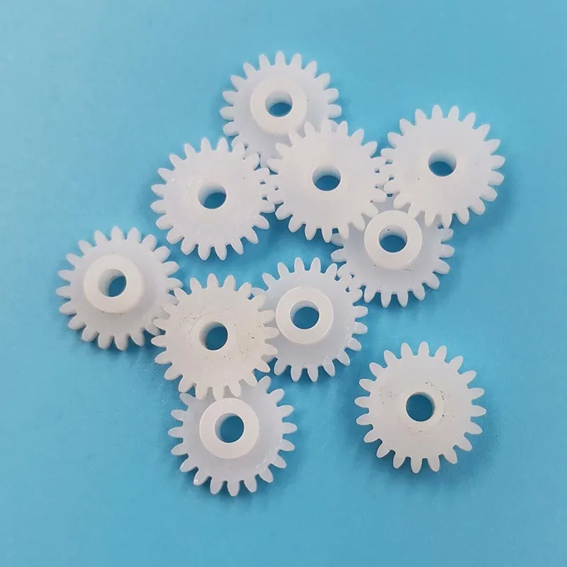 20T 0.5M Spur Gear 11mm 20 Teeth Hole2 /2.5mm Tight Fitting DIY Model Toy Motor Parts Pinion Accessory 10pcs/lot